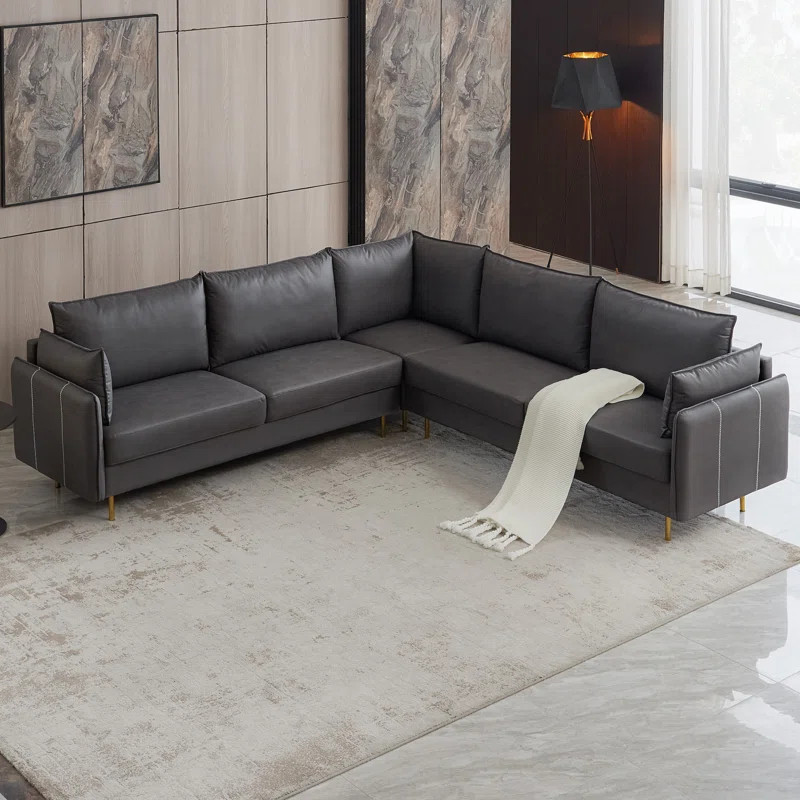 102.4" Wide Symmetrical Corner Sectional | Wayfair Professional