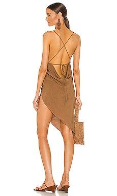 Amanda Uprichard X REVOLVE Janet Dress in Beige from Revolve.com | Revolve Clothing (Global)