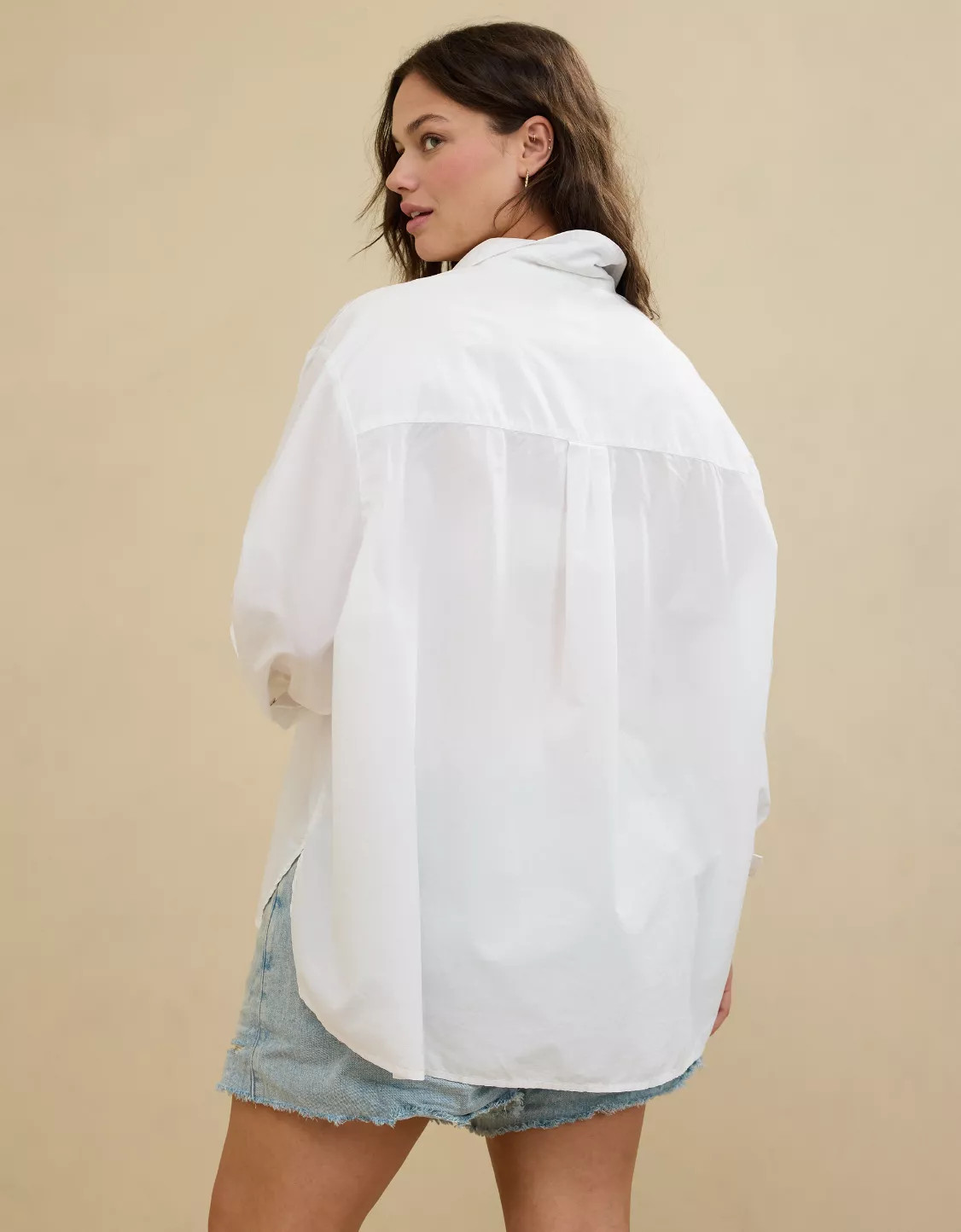 Aerie Good Day Cover Up Button Down Shirt | Aerie