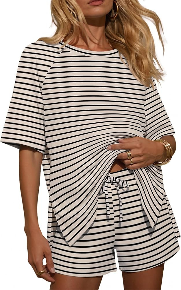Ekouaer Womens Two Piece Sets Summer Lounge Set Matching Outfits | Amazon (US)