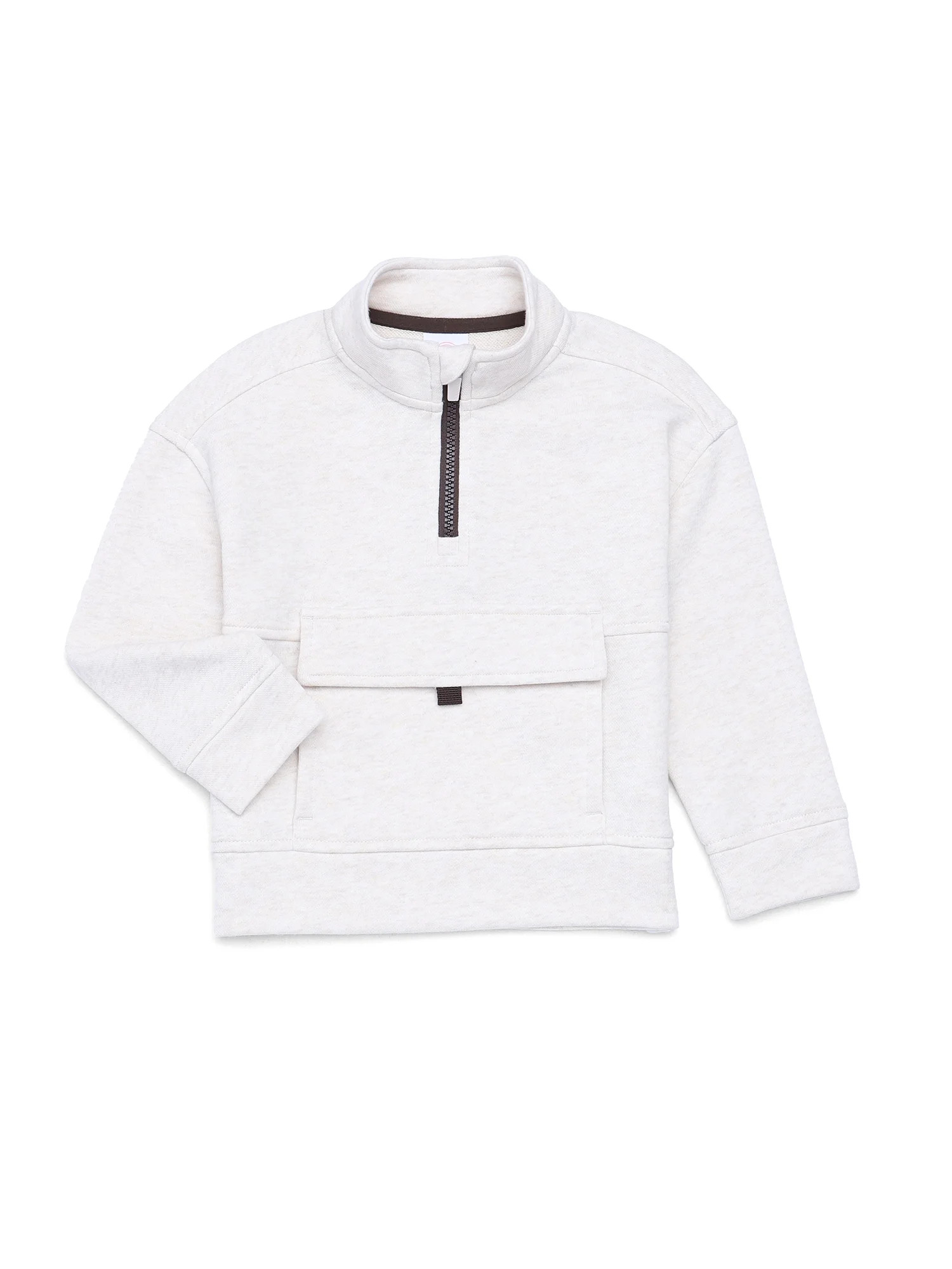 Wonder Nation Toddler Boys Quarter Zip Pullover, Sizes 12M-5T | Walmart (US)