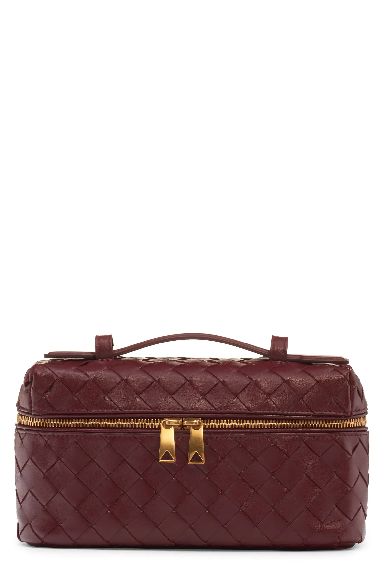 Bottega Veneta Intrecciato Leather Convertible Vanity Case (Women) | Nordstrom | Nordstrom