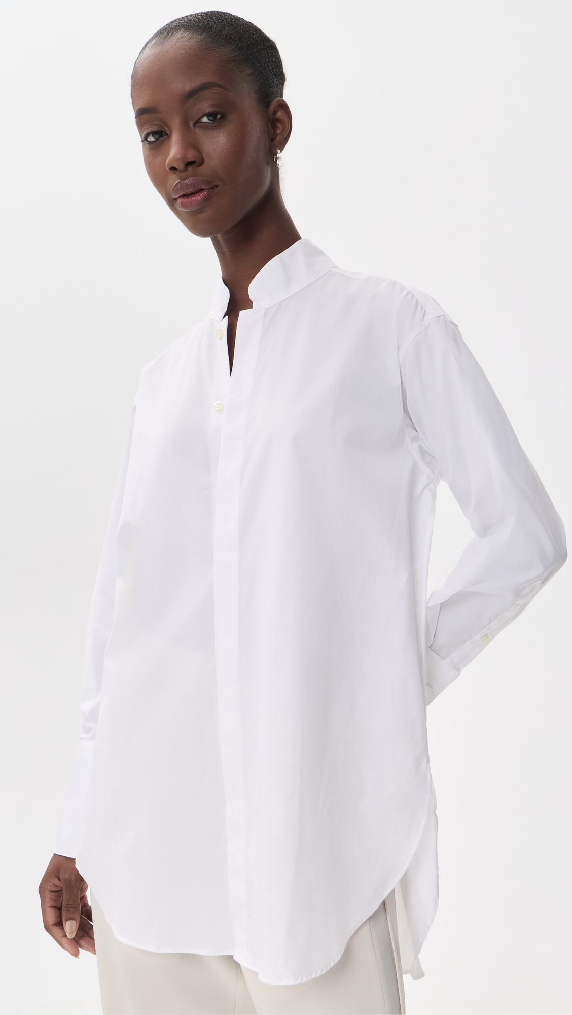 Mandarin Collar Shirt | Shopbop