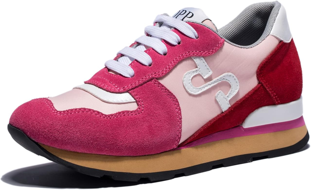 OPP Women Fashion Sneakers Casual Lace-up Suede Leather Athletic Tennis Sports Gym Running Shoes ... | Amazon (US)