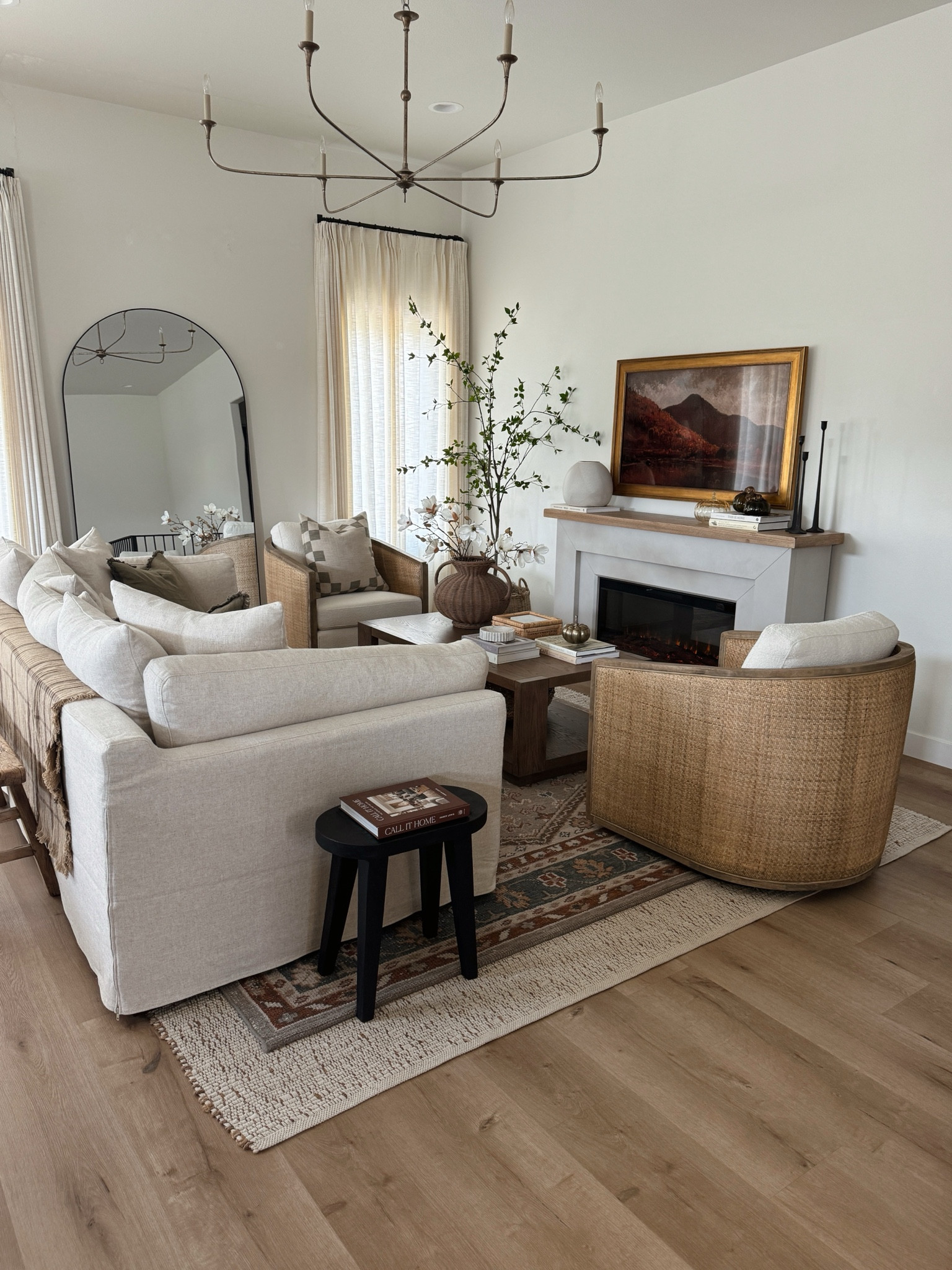 Living room refresh, just in time for fall! #WayfairPartner These new @wayfair rattan swivel chairs and wood coffee table are the missing pieces that our living room needed! I love shopping at Wayfair for the affordable prices and fast shipping and am obsessed with our latest purchases! #wayfair 


#LTKHome #LTKSaleAlert #LTKStyleTip