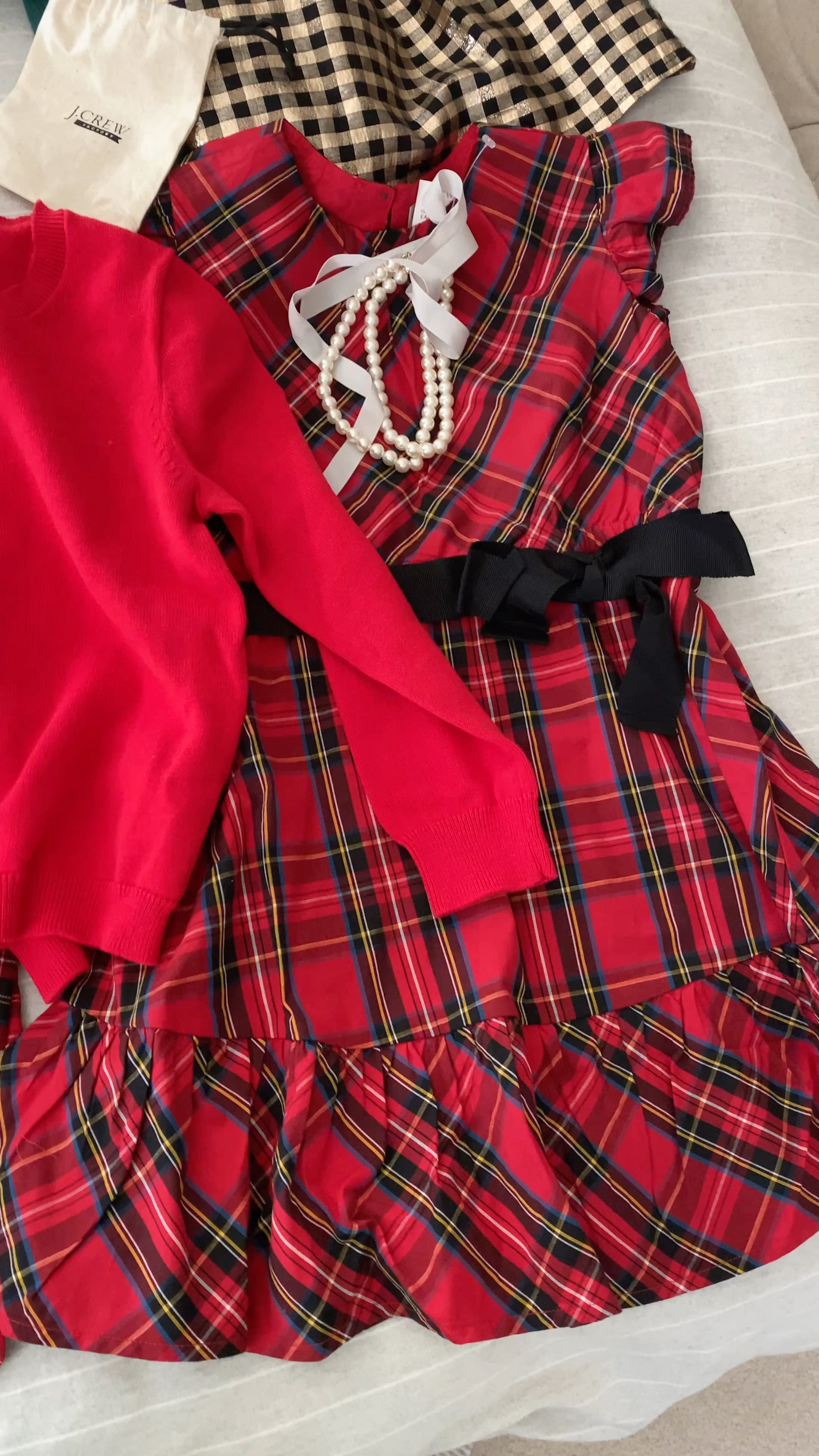 J crew factory cyber Monday sale women and girl and toddler holiday Christmas new years outfits plaid dresses tops rompers jewelry 

#LTKHoliday #LTKfamily #LTKkids