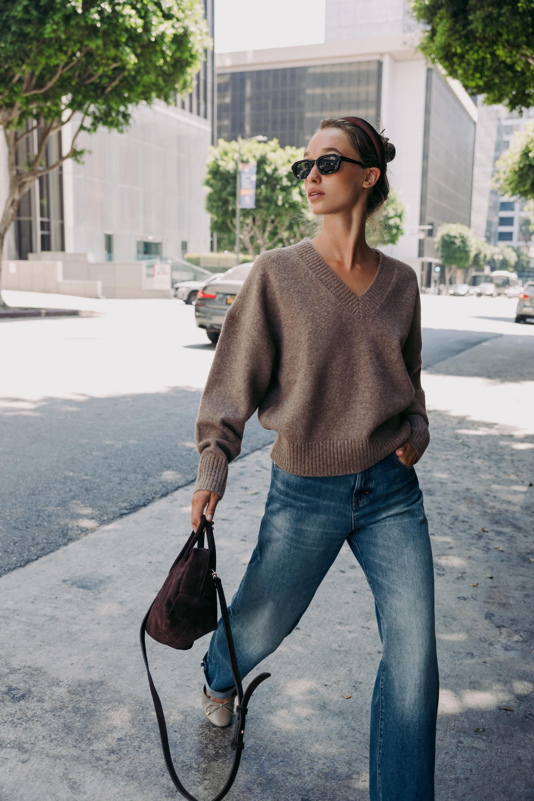 SOFT KNIT V-NECK SWEATER | Zara Canada