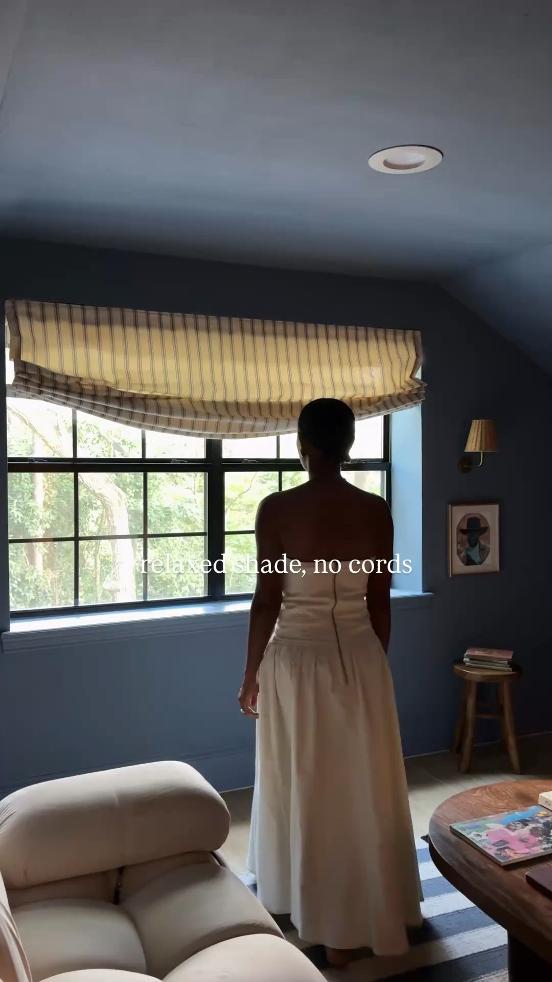 Roman shades 
Shades:
Locket Yarn Dyed Roman Shades | Relaxed
Navy Blue Y92Y-7

#LTKHome