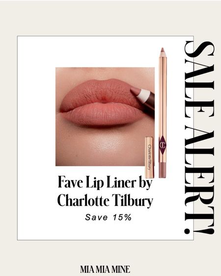 Saks beauty sale - save 15% off Charlotte tilbury lip liner 
4th of July sales   

#LTKSummerSales #LTKBeauty #LTKSaleAlert