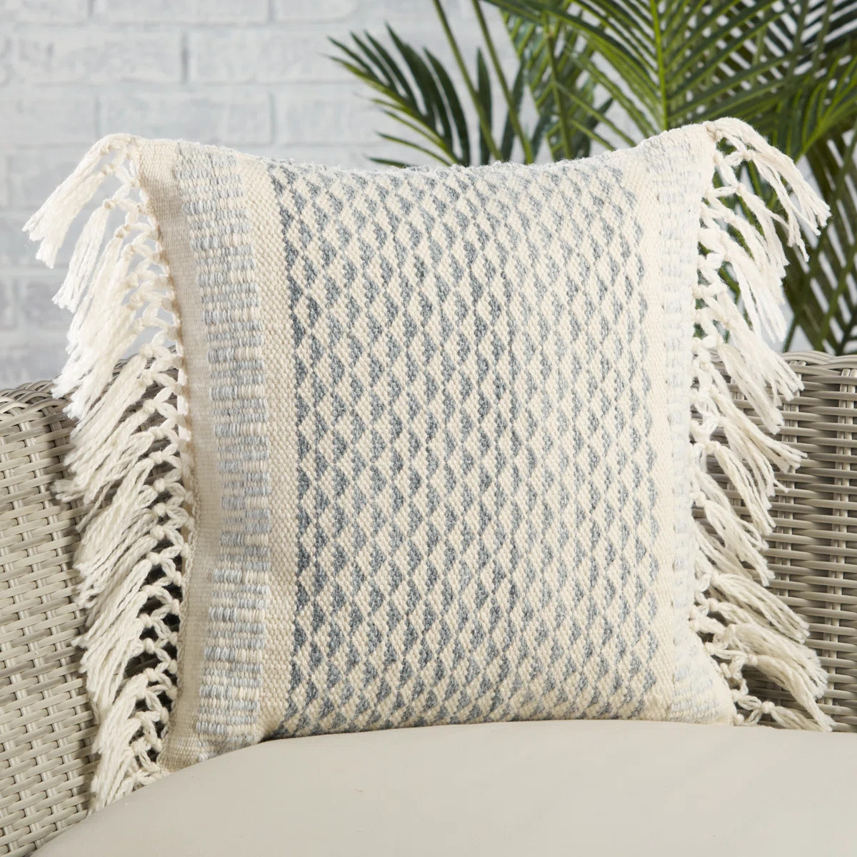 Outdoor Square Pillow Cover & Insert | Wayfair North America