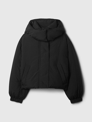 Cropped Duvet Wrap Puffer Jacket | Gap (US)