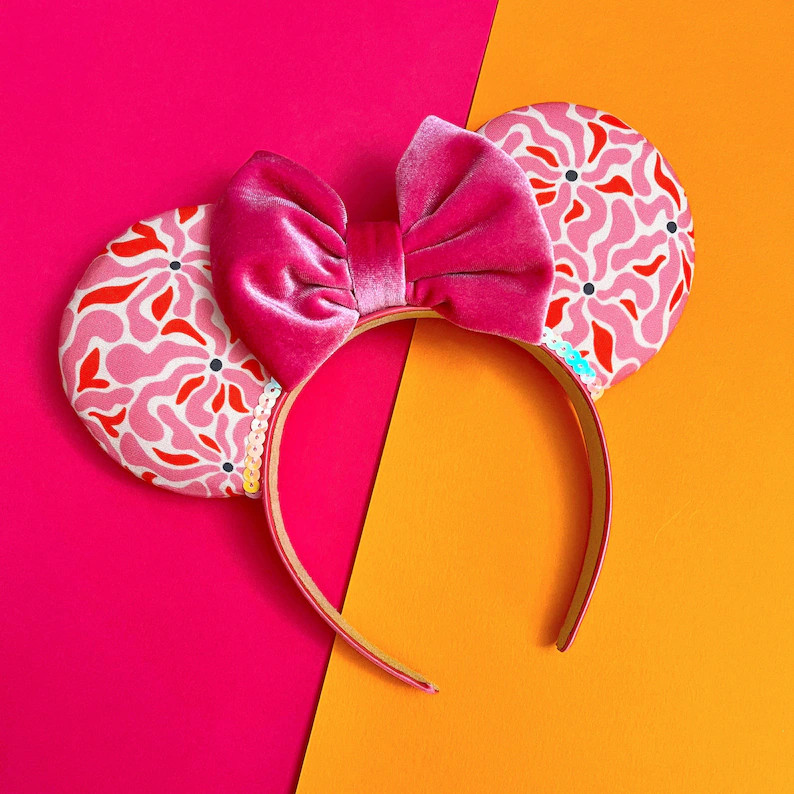 Floral Mouse Ears V | Flower & Gardens | Etsy (Global)