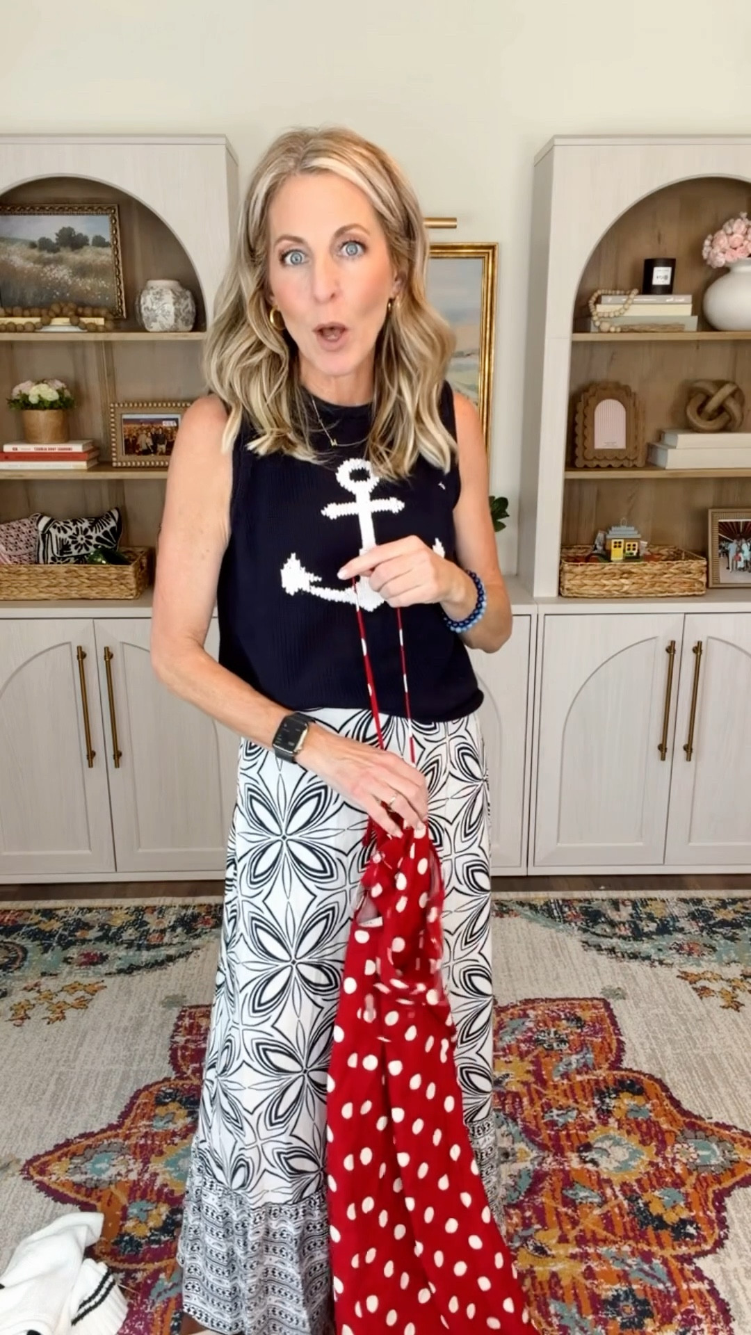 What do you get when you mix a Target new arrival with a Walmart new arrival… a perfectly put-together look 🤍⚓️ This anchor sweater is under $30 and I’m obsessed. Paired it with this Target maxi (size small, $35) that can be worn as a dress or styled as a skirt… we love options.

#LTKgrwm #LTKootd #LTKdayinmylife