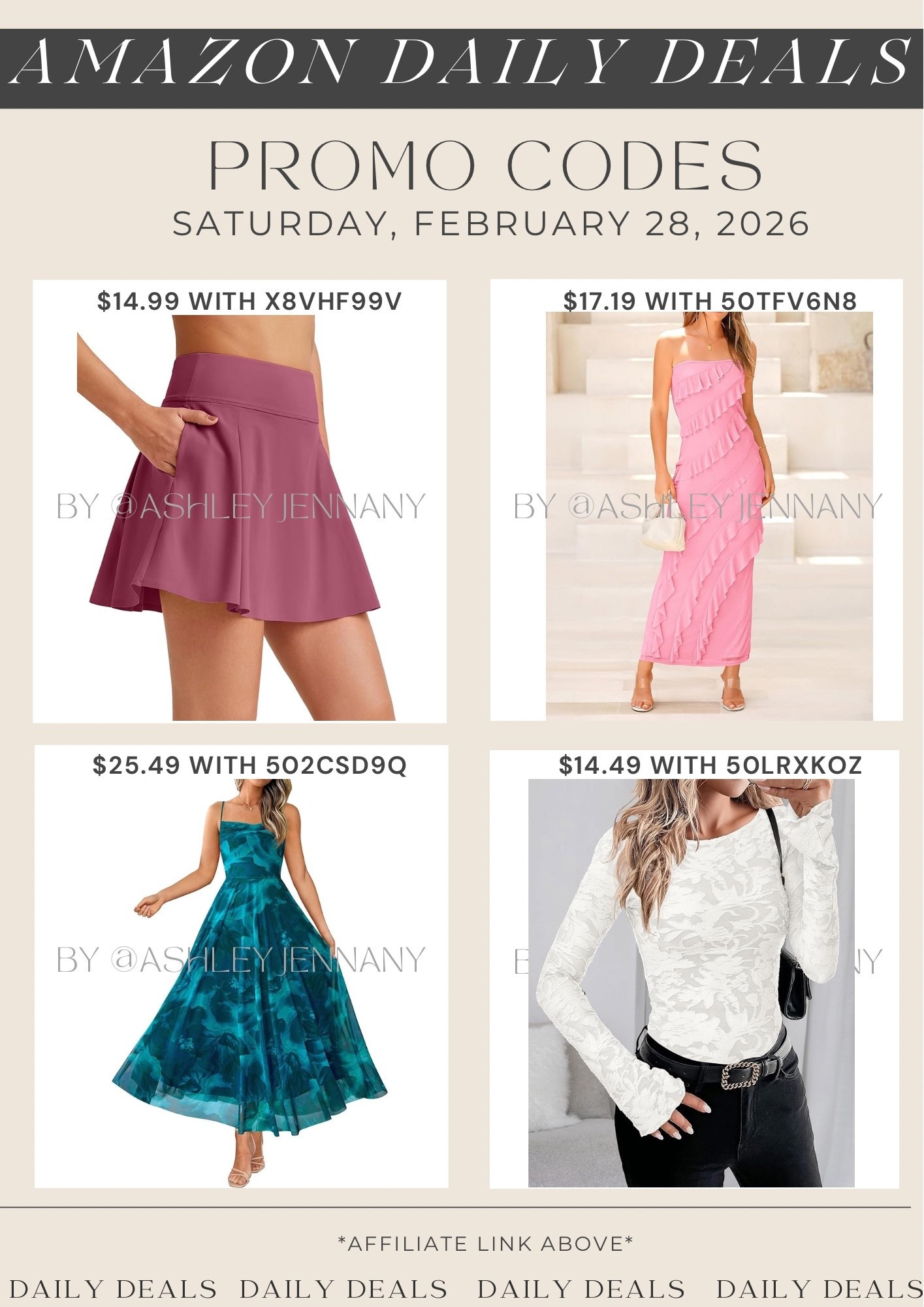 Amazon fashion deals 

#LTKMidsize #LTKSaleAlert