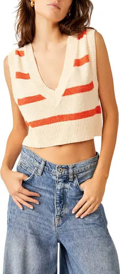 Free People Santa Monica Crop Sweater Vest | Nordstrom | Nordstrom