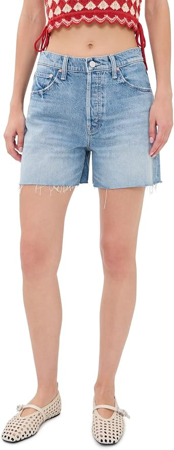 Mother Women's The Extra Mile Fray Shorts | Amazon (US)