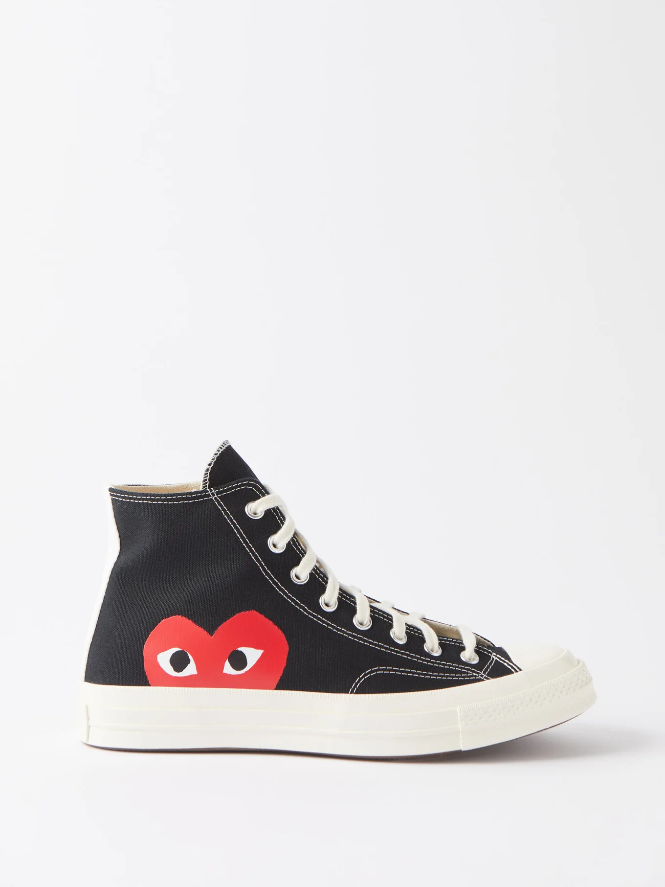 X Converse Chuck Taylor canvas high-top trainers | Comme des Garçons Play | Matches (UK)