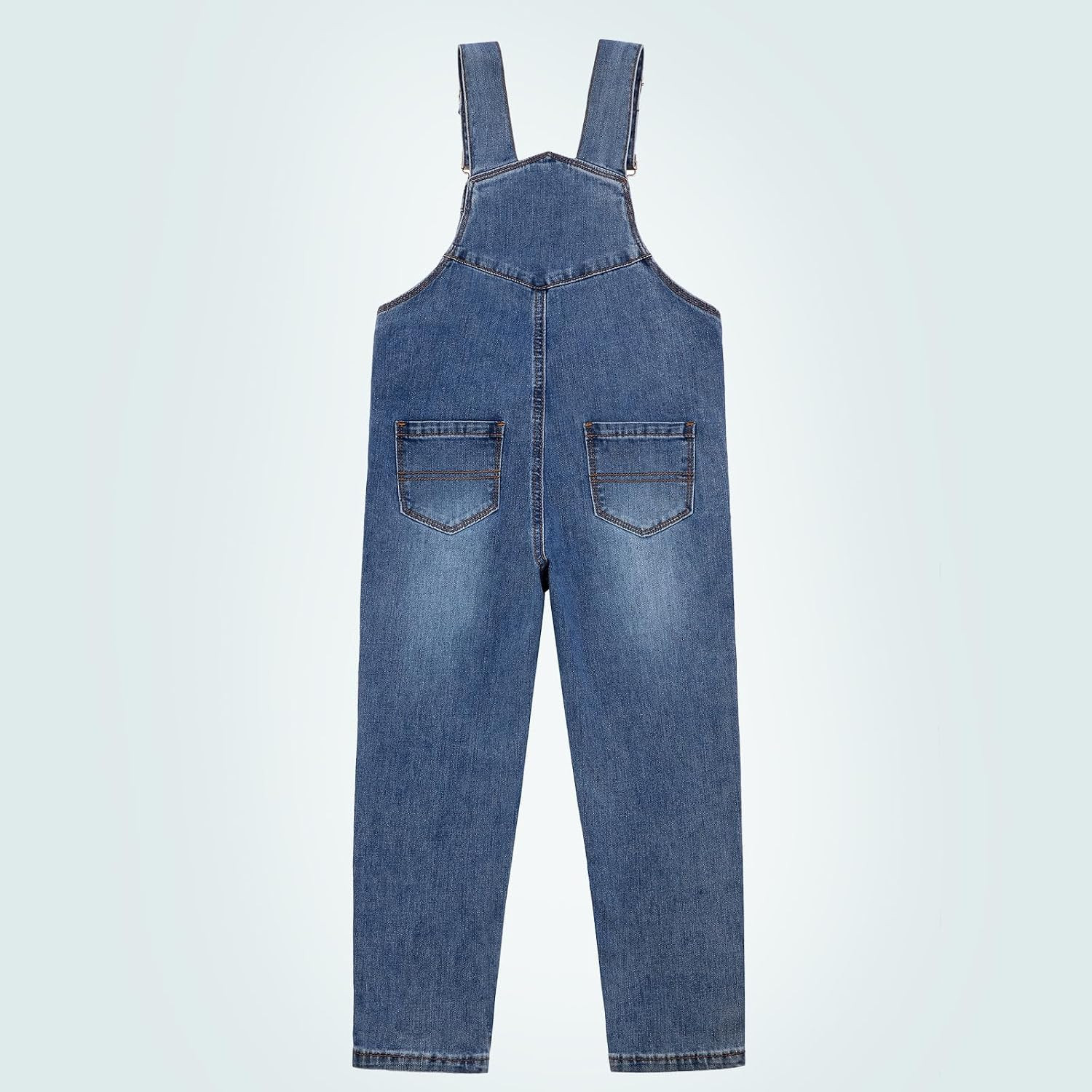 Girls Boys Denim Overalls,Kids Toddler Stretchy Dungarees Pants | Amazon (US)