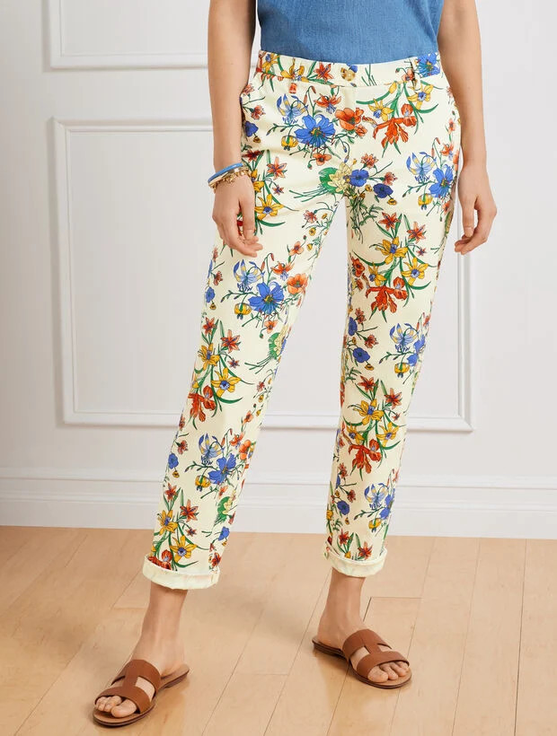 Relaxed Chino - Vivid Botanical | Talbots