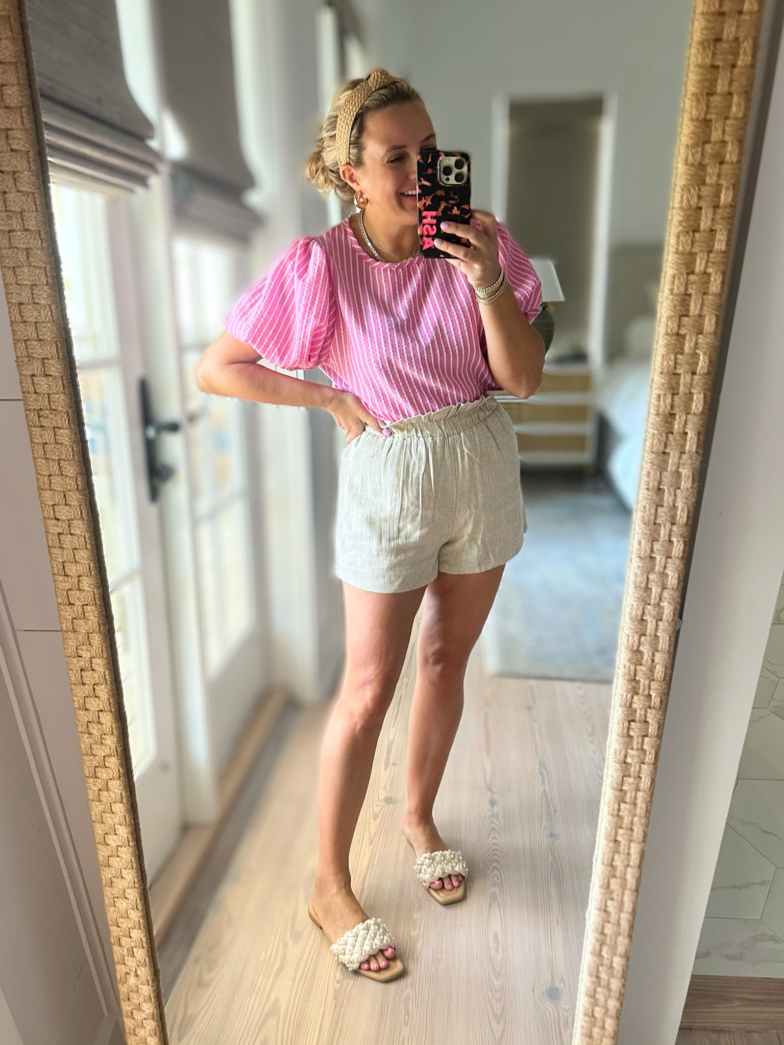 Cutest top and shorts combo. Wearing small in both. Code FANCY15 for 15% off  

#LTKunder50 #LTKstyletip #LTKsalealert