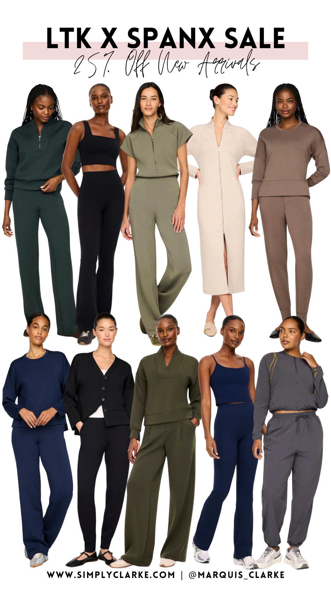 Spanx sale finds I’d wear on repeat! From matching sets to easy everyday layers, these pieces make getting dressed feel effortless. Shop my picks while they’re on sale!

Spanx sale - Spanx matching sets - Spanx loungewear - fall outfits - comfortable travel outfits - everyday basics - wide leg pants - athleisure outfits

 

 #LTKootd #LTKmomlife #LTKActive