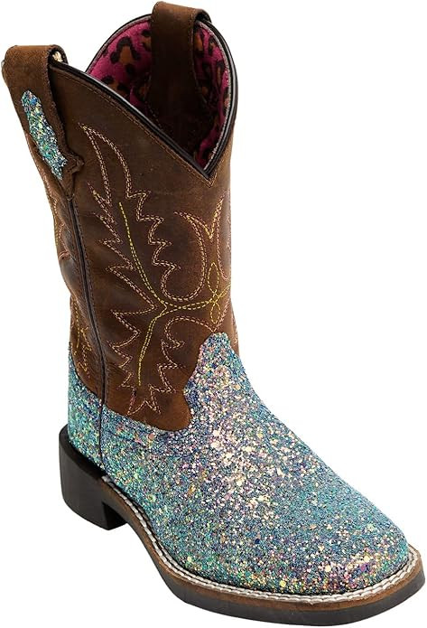 Shyanne Girls' Glitterama Western Boot Broad Square Toe - 43077 | Amazon (US)