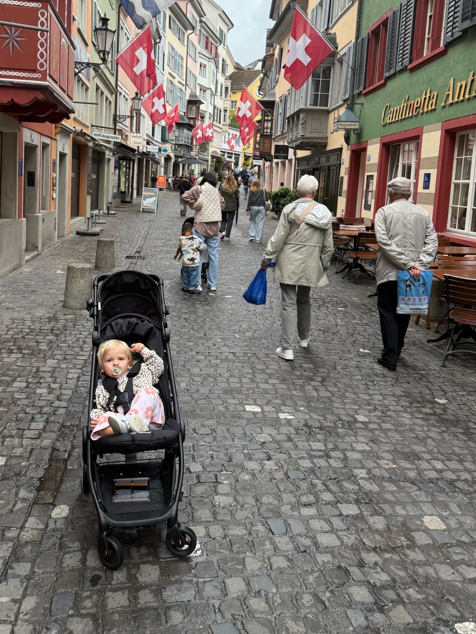 Yeah you see those cobblestone streets. This stroller has ROCKED the streets of Europe. Foldable to fit in airplane overhead bins, storage bin on the bottom, lays flat for on the go naps, we couldn’t love this stroller more!

#LTKTravel #LTKFamily #LTKBaby