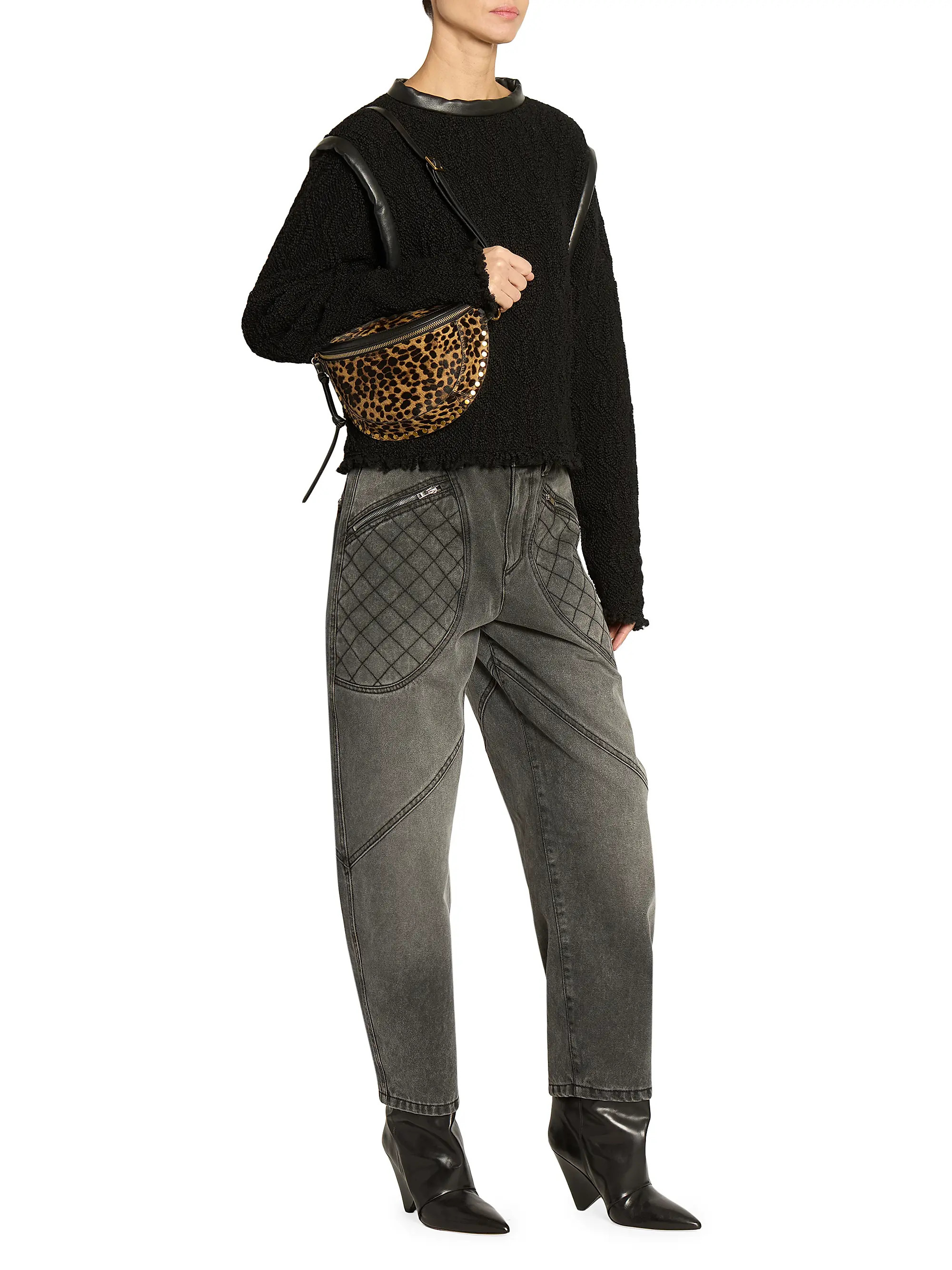 Catarina Washed Tapered-Leg Jeans | Saks Fifth Avenue