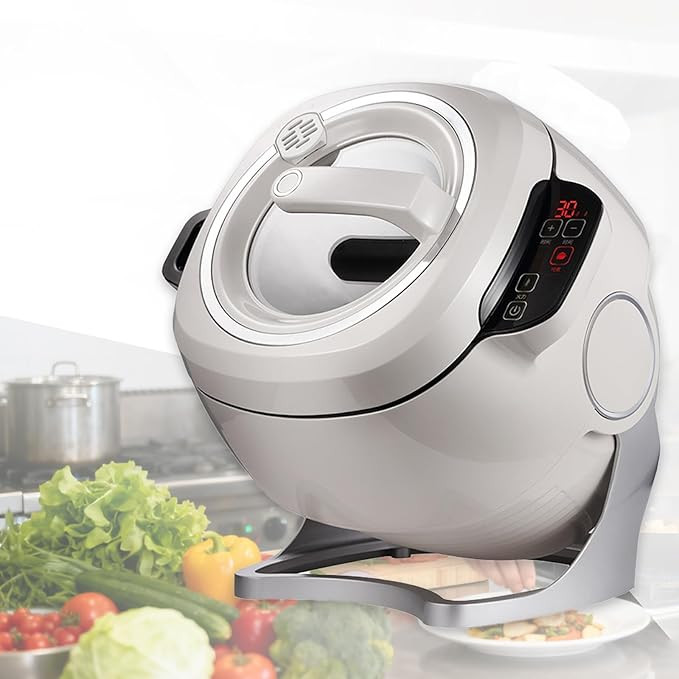 Electric Self Stirring Pot Automatic Cooking Machine, 1000W 6L Automatic Pot Stirrer for Cooking,... | Amazon (US)
