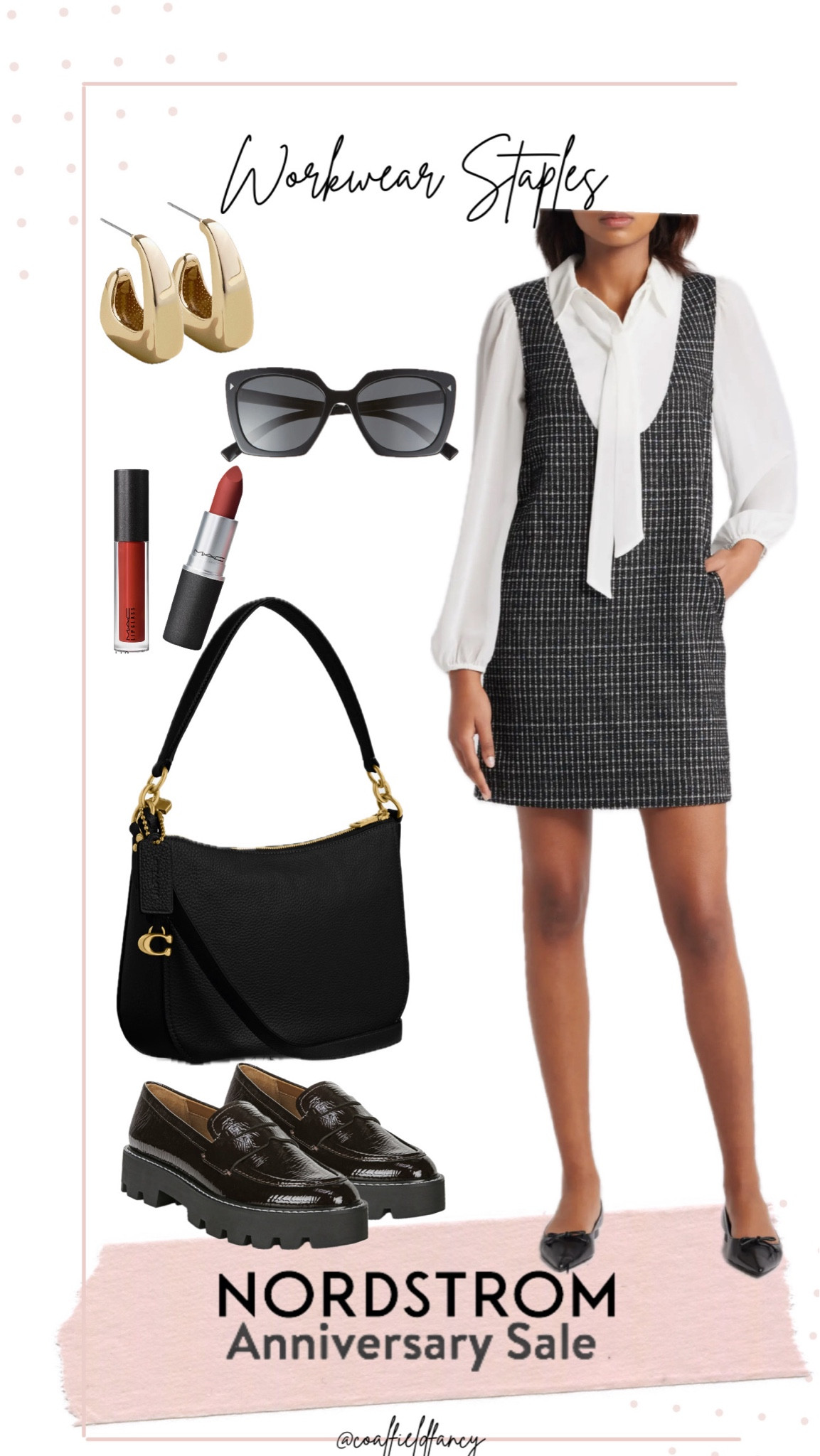 Nordstrom anniversary sale
Tweed mini dress 
Black handbag 
Black sunglass 
Black pumps 


#LTKxNSale #LTKFindsUnder50 #LTKFindsUnder100