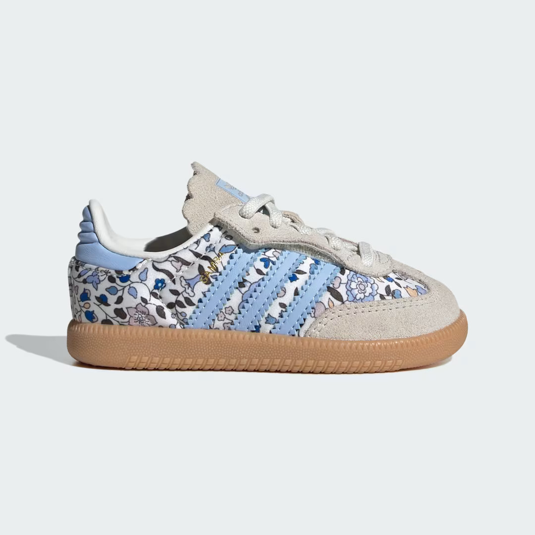 adidas Samba OG X Liberty London Elastic Lace Shoes Kids Blue 5.5K | adidas (US)