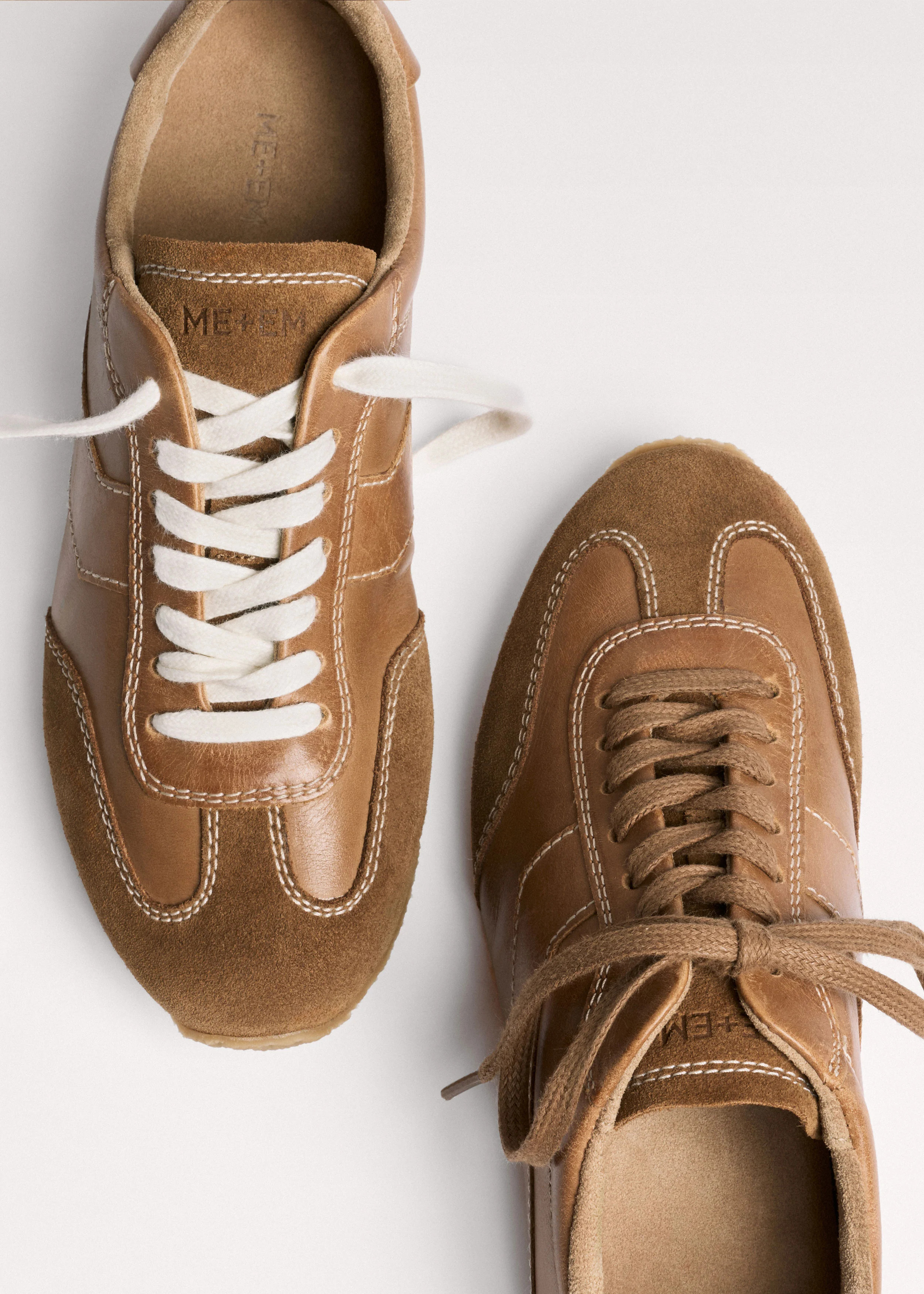Retro Runner Trainer Leather + Suede | ME+EM Global (Excluding US)