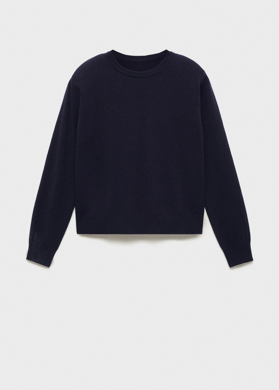Round-neck knitted sweater - Women | MANGO United Kingdom | MANGO (UK)