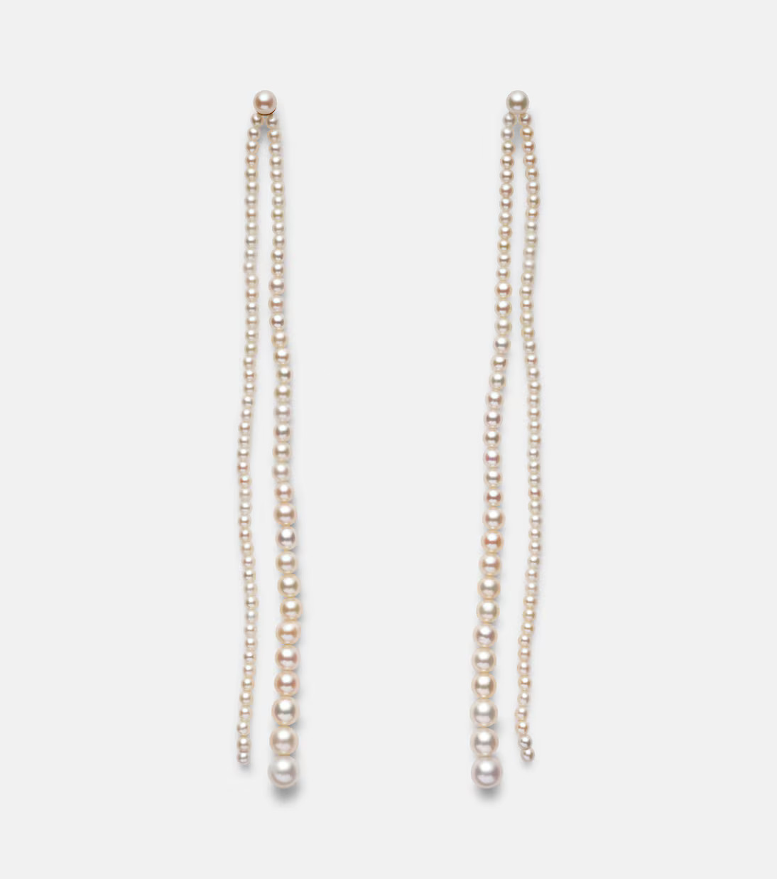 Promenade De Perles 14kt gold pearl drop earrings | Mytheresa (US/CA)