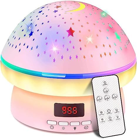 Toys for 3-8 Year Old Girls Boys, Timer Rotation Star Night Light Projector Kids Twinkle Lights, ... | Amazon (US)