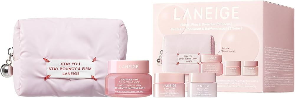 LANEIGE Bouncy and Firm Sleeping Mask: Revitalize, Smooth, Peony & Collagen Complex, Barrier-Boos... | Amazon (US)
