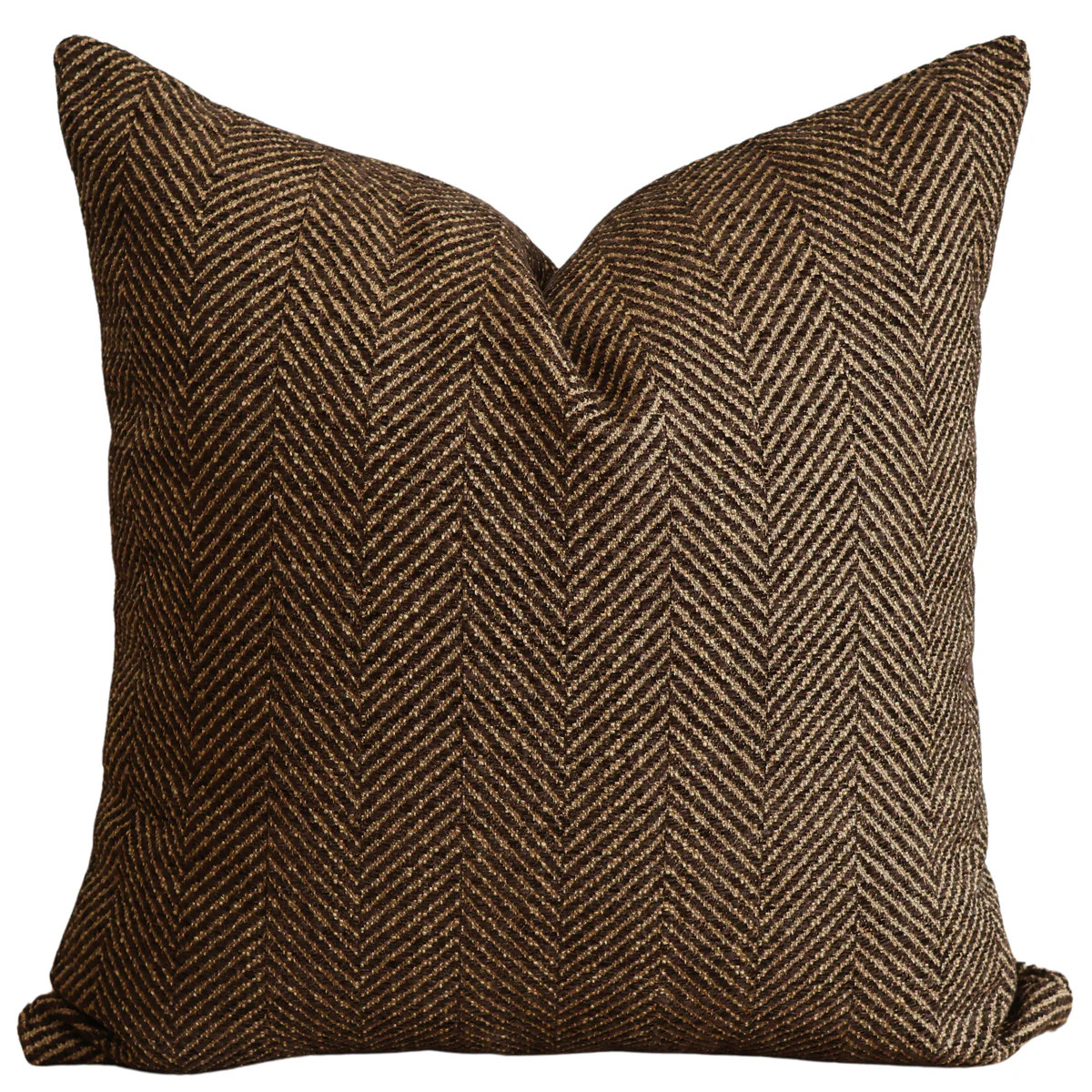 Golden Brown Jumper Pillow Cover | Hackner Home (US)