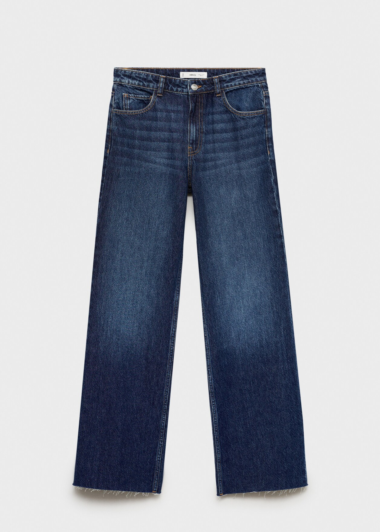 Danila medium-rise wideleg jeans  - Women | MANGO USA | Mango (US/MX/AU)