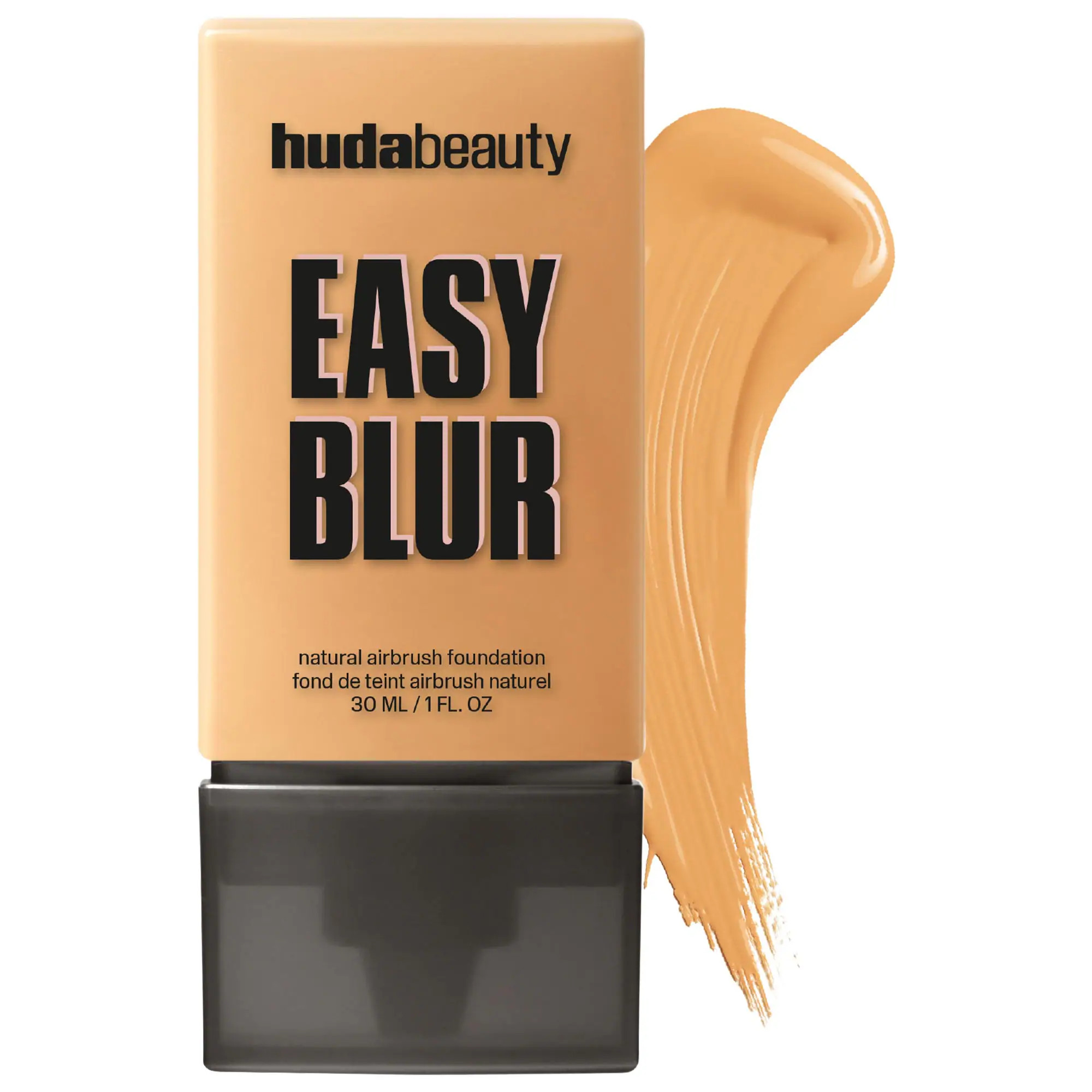 HUDA BEAUTY Easy Blur Natural Airbrush Foundation with Niacinamide Dulce De Leche 350G 1 oz / 30 mL | Sephora (US)