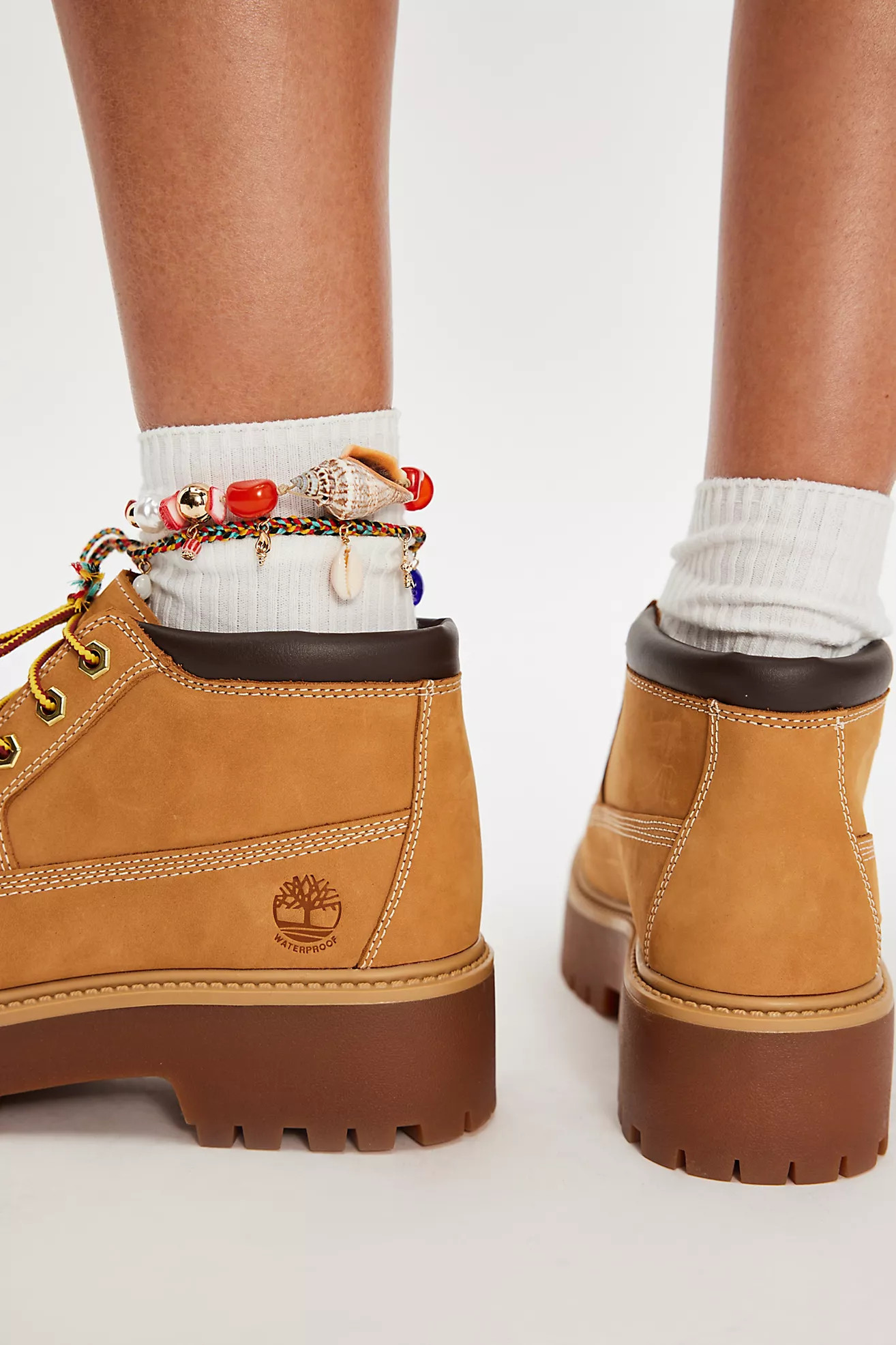 Timberland Stone Street Mid Lace-Up Waterproof Boots | Free People (Global - UK&FR Excluded)