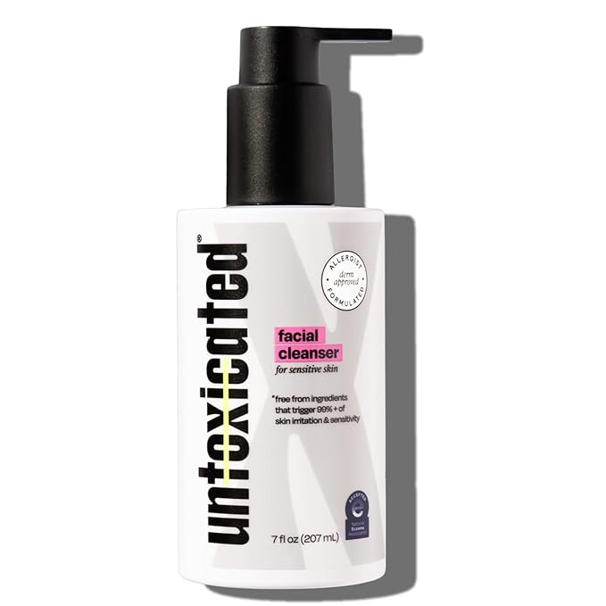 Untoxicated Face Wash - Gentle & Hydrating Face Cleanser for Sensitive Skin - Ceramides, Hyaluron... | Amazon (US)