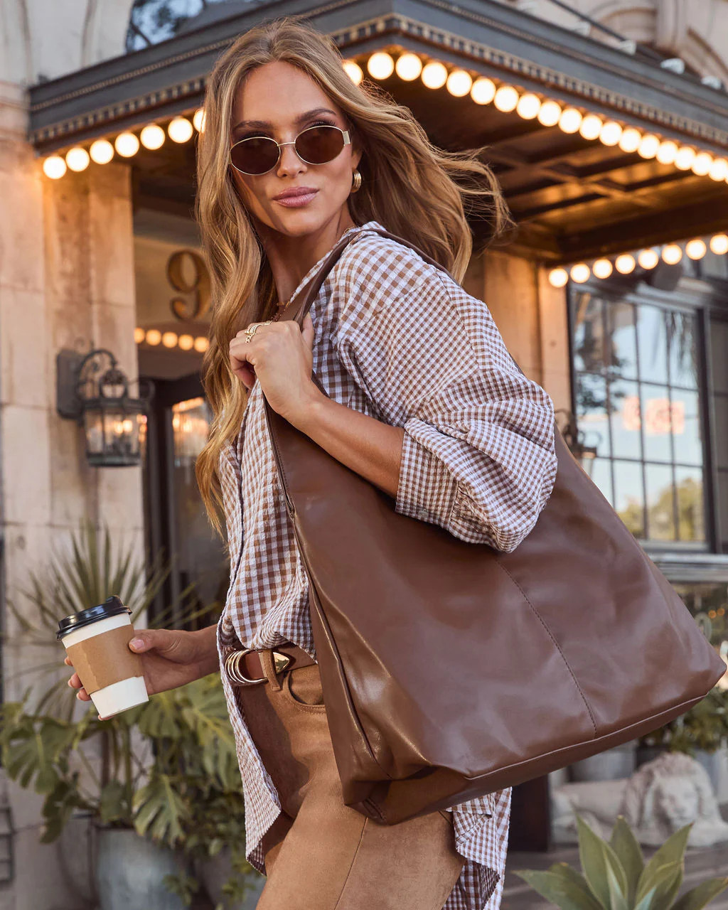 Barlow Leather Slouchy Tote | VICI