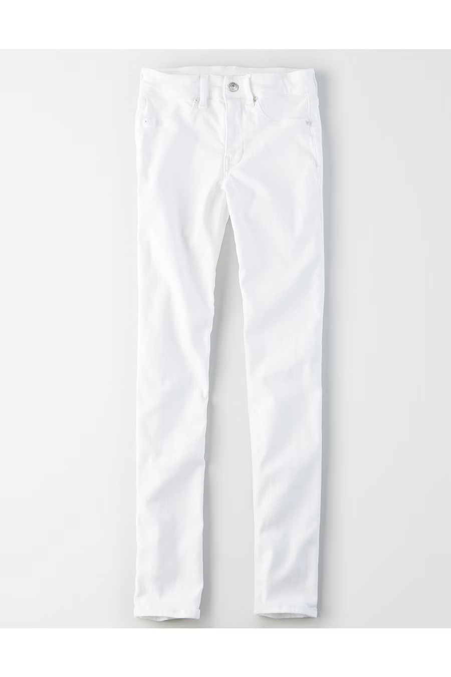 AE Ne(x)t Level High-Waisted Skinny Jean Women's White 8 Long | American Eagle Outfitters (US & CA)