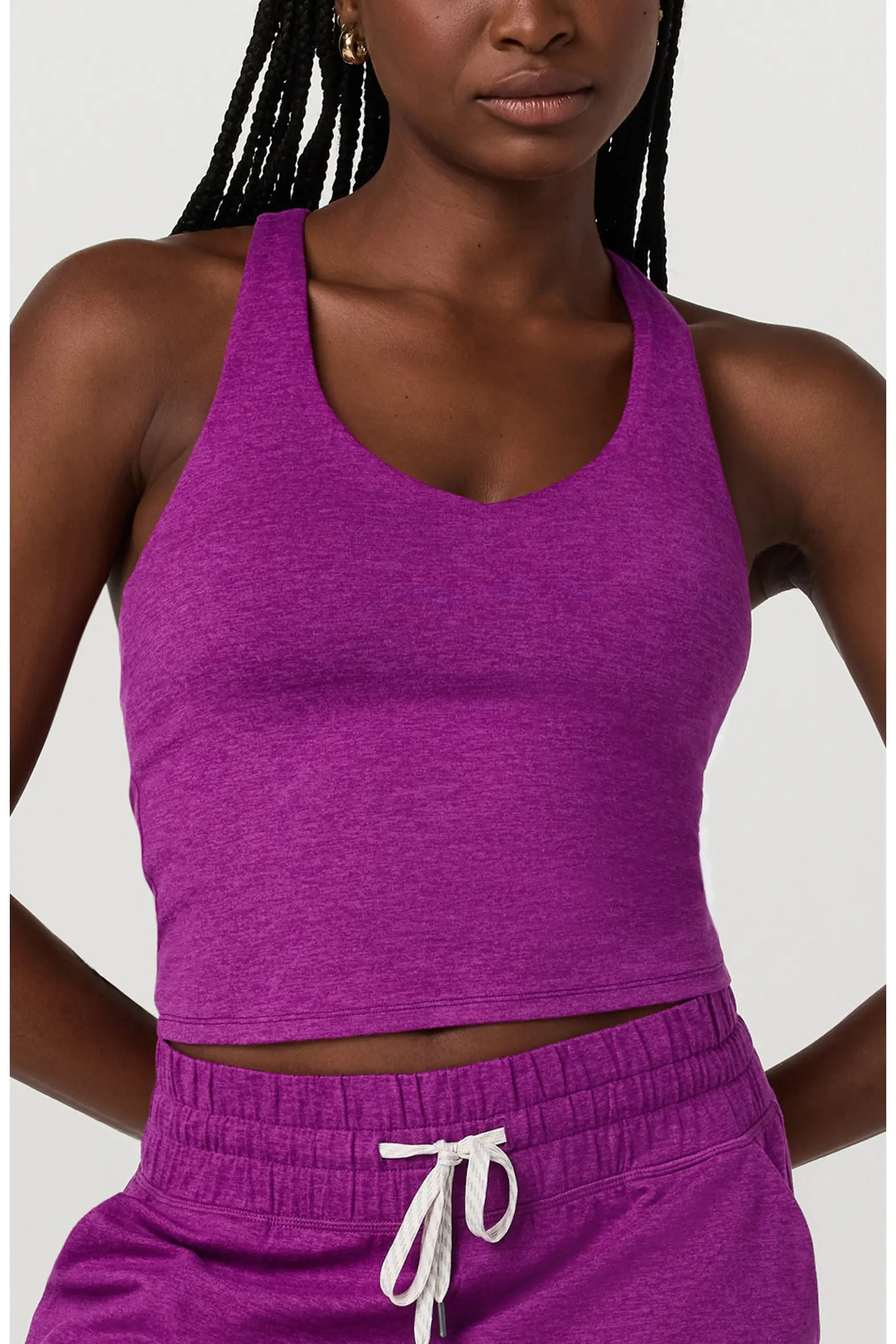 Halo 2.0 Performance Crop Racerback Tank Top (Women) | Nordstrom | Nordstrom