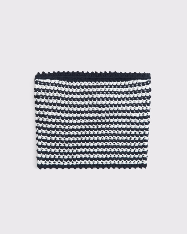 Crochet-Style Tube Top | Abercrombie & Fitch (US)