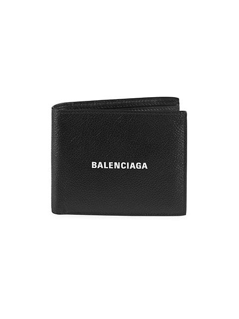 Balenciaga Leather Logo Bifold Wallet | Saks Fifth Avenue