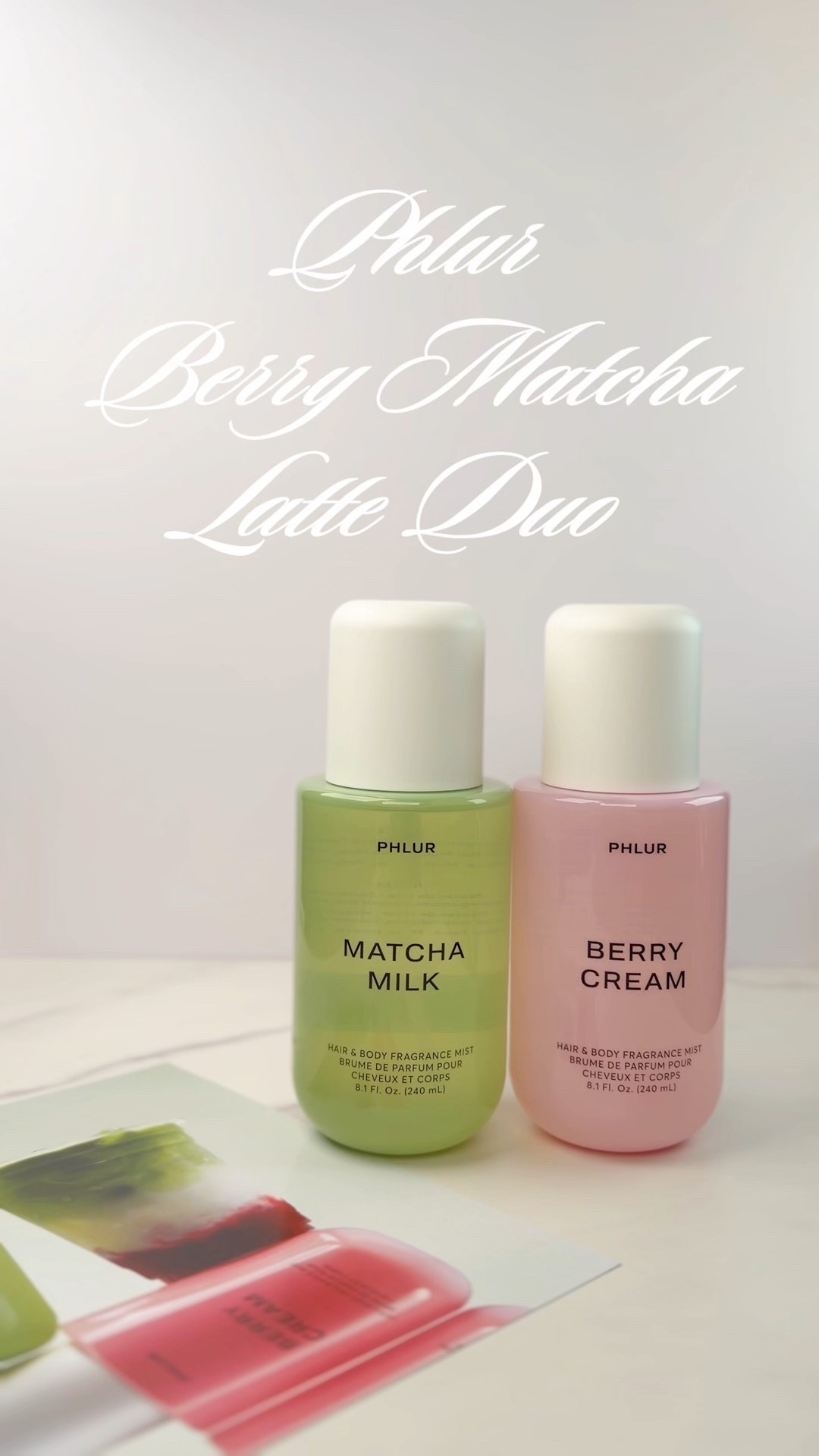 🤩 NEW! Berry Matcha Latte Duo by Phlur

This set contains new hair and body fragrance mists in:

Matcha Milk 🍵
Berry Cream 🍓

The scent pairing gives a dreamy, cozy luxe vibe that makes you smell absolutely edible 😍

#LTKBeauty #LTKOver40 #LTKValentine