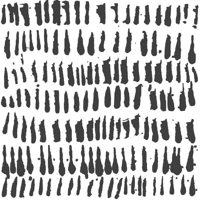 Brewster FP2945 Noleby 12" x 12" FloorPops Black and White Brushstroke Vinyl Pee Black Home Decor Ad | Build.com, Inc.