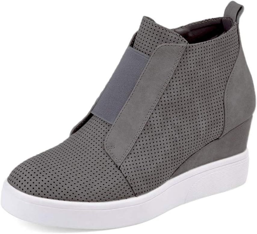 Women's Platform Wedge Sneakers Wedge Booties Ankle Heels | Amazon (US)