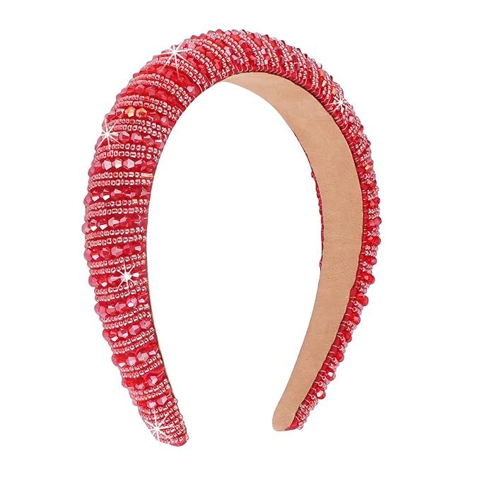 Amazon.com : FASOTY Rhinestone Headbands for Women Fashion Crystal Diamond Bling Headbands Hair H... | Amazon (US)